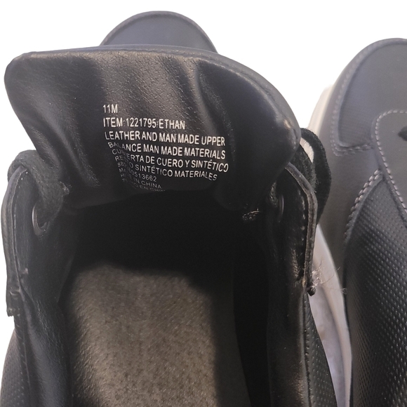 Original Weatherproof Vintage Men  Lace up Shoes Memory Foam  Size 11 Black - Picture 7 of 9